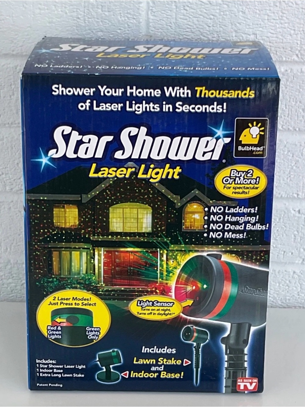 STAR SHOWER Laser Light With Box Christmas Holiday Light s
